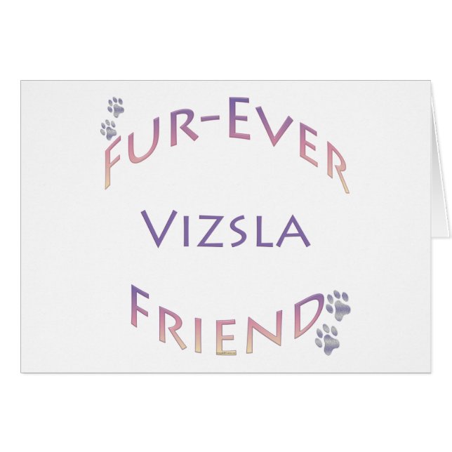 Vizsla Furever Friend (Vorderseite (Horizontal))