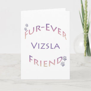 Vizsla Furever Friend Karte