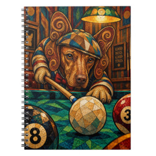Vizsla, geometrisches Mosaik Notizblock
