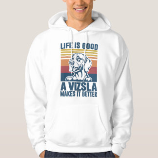 Vizsla-Geschenke für Frauen Männer Hund Papa Hund Hoodie