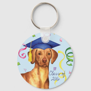 Vizsla Graduate Schlüsselanhänger