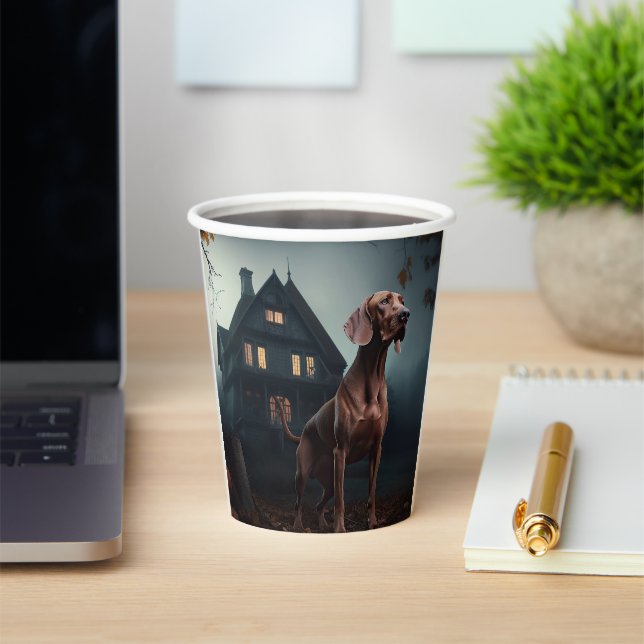 Vizsla Halloween Beängstigend Pappbecher (InSitu)