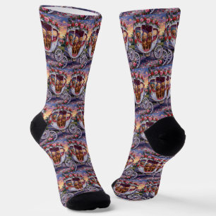 Vizsla Hund Valentinstag Socken