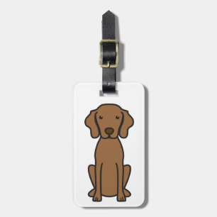 Vizsla HundeCartoon Gepäckanhänger