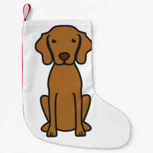 Vizsla HundeCartoon Kleiner Weihnachtsstrumpf