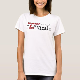 Vizsla (I-Liebe) Bekleidung T-Shirt