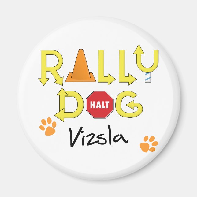 Vizsla Kundgebung Dog Magnet (Vorne)