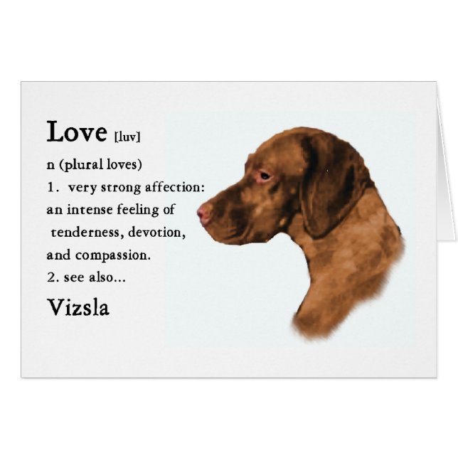 Vizsla Kunstgeschenke (Vorderseite (Horizontal))