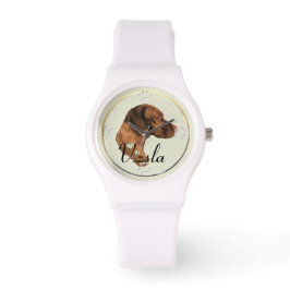 Vizsla Kunstgeschenke Armbanduhr