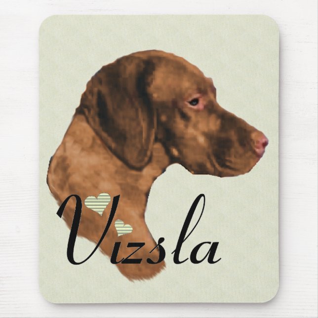 Vizsla Kunstgeschenke Mousepad (Vorne)