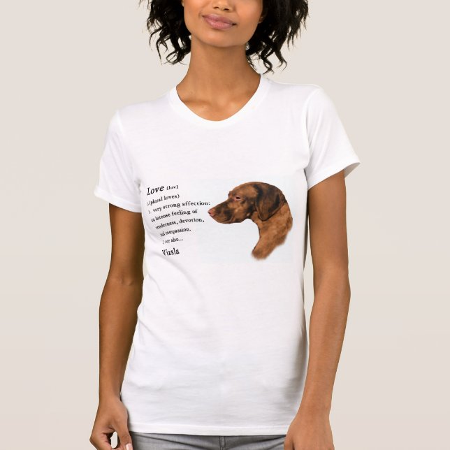 Vizsla Kunstgeschenke T-Shirt (Vorderseite)