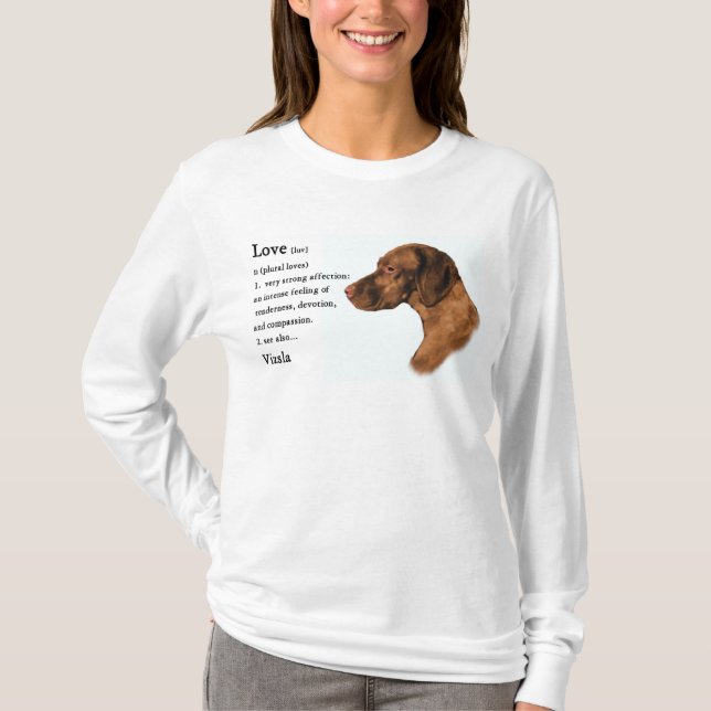 Vizsla Kunstgeschenke T-Shirt (Vorderseite)