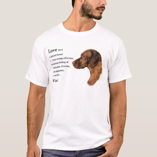 Vizsla Kunstgeschenke T-Shirt (Vorderseite)
