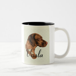 Vizsla Kunstgeschenke Zweifarbige Tasse