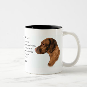 Vizsla Kunstgeschenke Zweifarbige Tasse