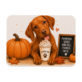 Vizsla Kürbisgewürz-Magnet Magnet
