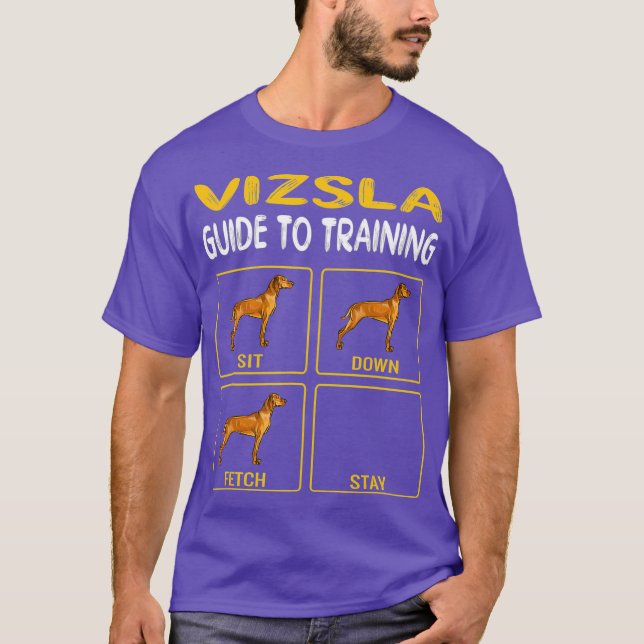 Vizsla-Leitfaden für das Training von Gehorsam bei T-Shirt (Vorderseite)