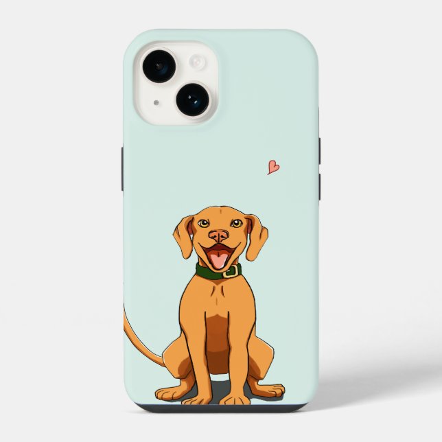 Vizsla Liebe Simplistic Phone Case iPhone Hülle (Rückseite)