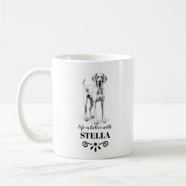 Vizsla Life ist mit dem benutzerdefinierten Dogenn Kaffeetasse