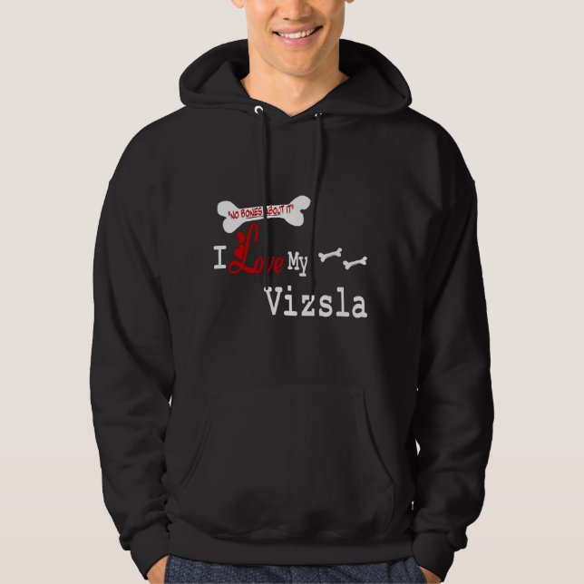 Vizsla Lovers Geschenke Hoodie (Vorderseite)