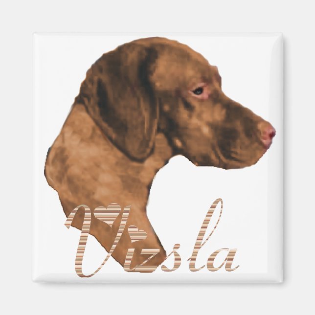 Vizsla Lovers Geschenke Magnet (Vorne)
