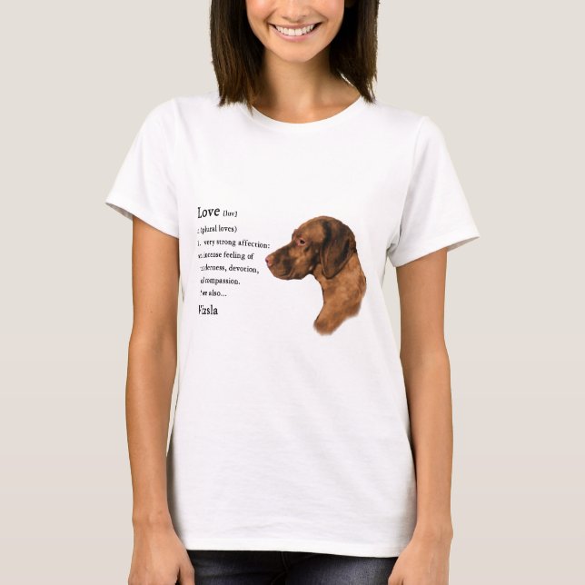 Vizsla Lovers Geschenke T-Shirt (Vorderseite)