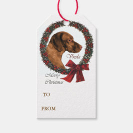 Vizsla Lovers Weihnachten Geschenkanhänger
