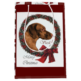 Vizsla Lovers Weihnachten Mittlere Geschenktüte