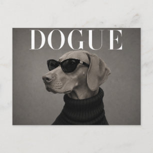 Vizsla Luxus-Moderedaktion Postkarte