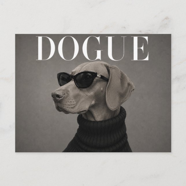 Vizsla Luxus-Moderedaktion Postkarte (Vorderseite)