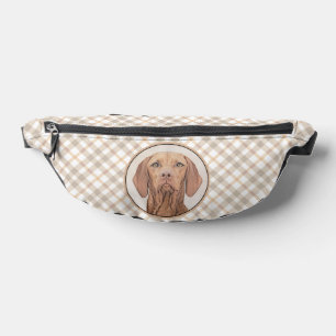 Vizsla Malerei Goldener Rust Niedliche Original Hu Bauchtasche