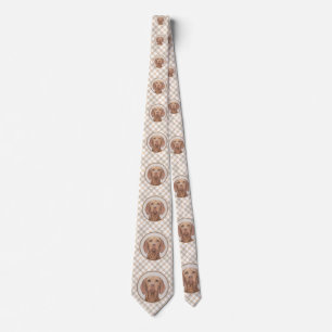 Vizsla-Malerei - Niedliche Original Hunde Kunst Krawatte