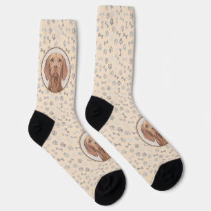 Vizsla-Malerei - Niedliche Original Hunde Kunst Socken