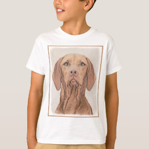 Vizsla-Malerei - Niedliche Original Hunde Kunst T-Shirt