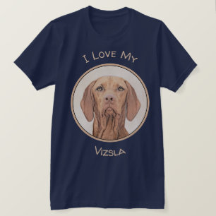 Vizsla Malerei - niedliche ursprüngliche T-Shirt