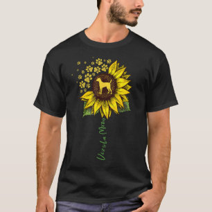 Vizsla Mama Sonnenblume Vizsla Gifts Dog Mama Mama T-Shirt
