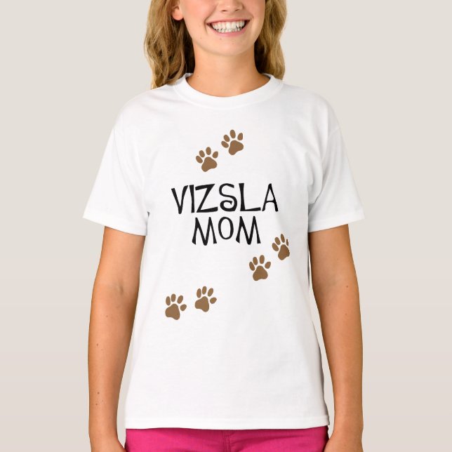 Vizsla-Mama T-Shirt (Vorderseite)