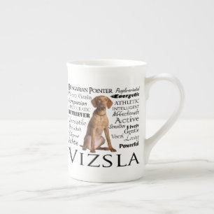 Vizsla Merkmal-Knochen-China-Tasse Prozellantasse