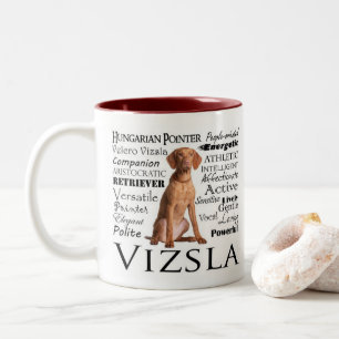 Vizsla Merkmal-Tasse Zweifarbige Tasse