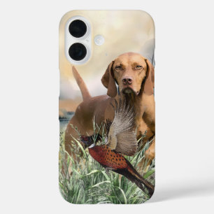 Vizsla & Pheasant iPhone 16 Hülle