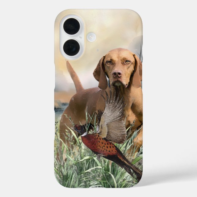 Vizsla & Pheasant Case-Mate iPhone Hülle (Rückseite)