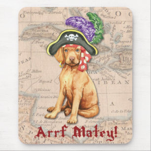 Vizsla Pirate Mousepad