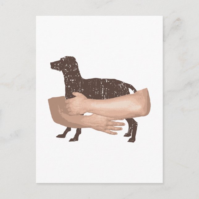 Vizsla Postkarte (Vorderseite)