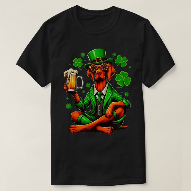 Vizsla Saint Paddys Day Outfit für Lover Dog Tank (Design vorne)