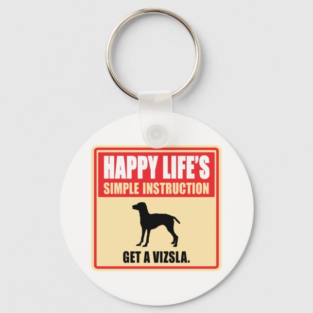 Vizsla Schlüsselanhänger (Vorderseite)