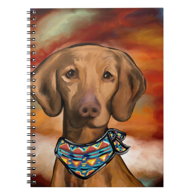 Vizsla Southwestern Notizblock (Vorderseite)