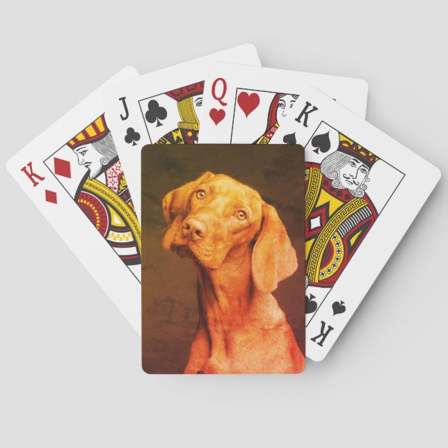 Vizsla Spielkarten (Rückseite)