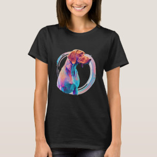 Vizsla Vaporwave Retrowave Ästhetik T-Shirt