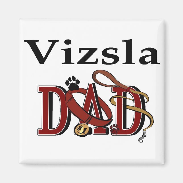 Vizsla Vater Geschenke Magnet (Vorne)