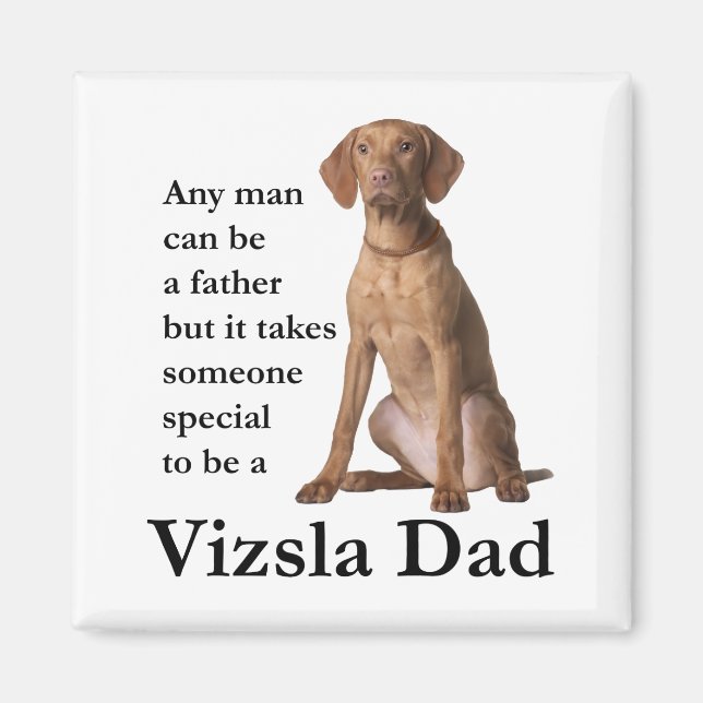 Vizsla Vater Magnet (Vorne)